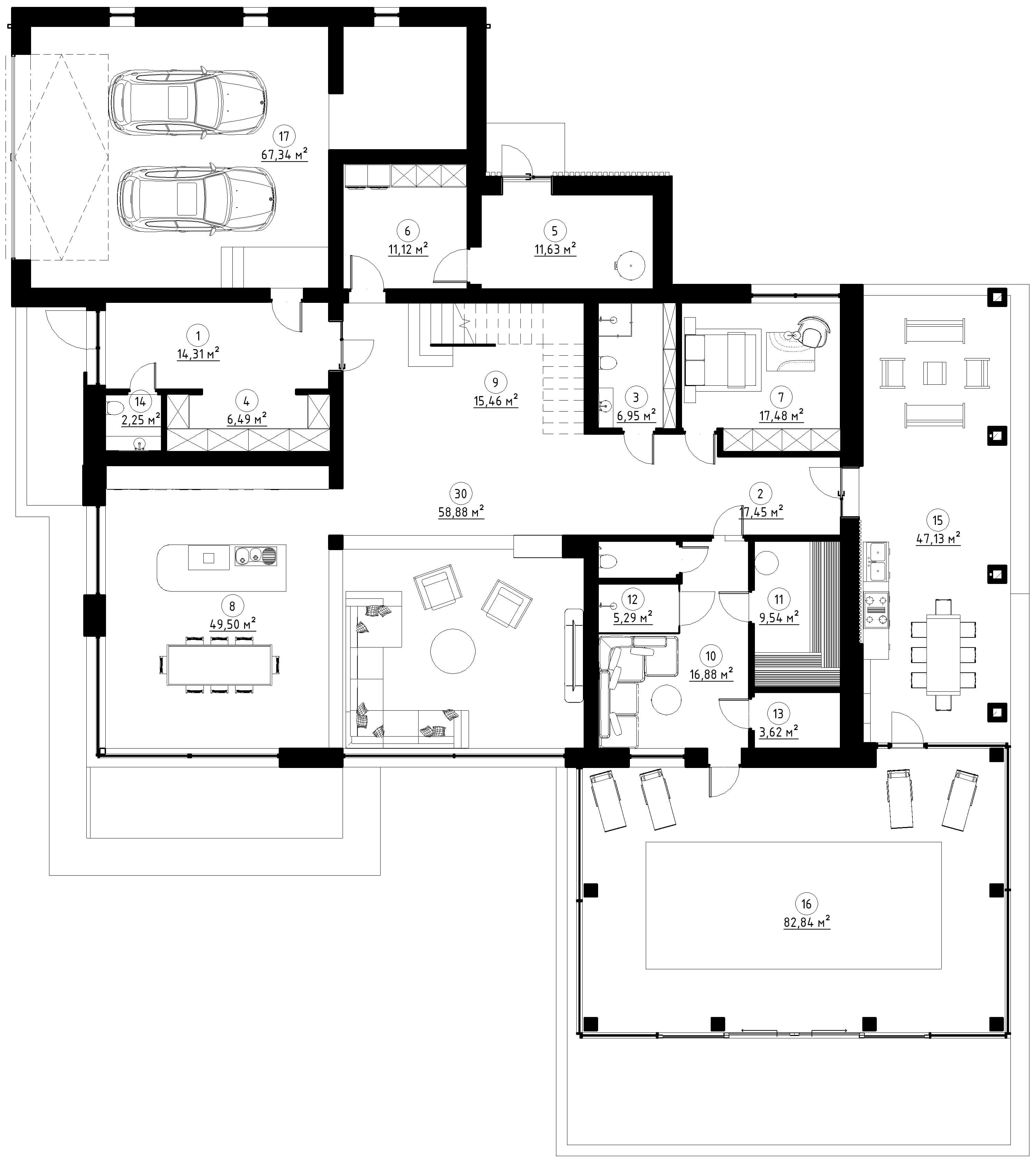 Flat 700 – этаж 1