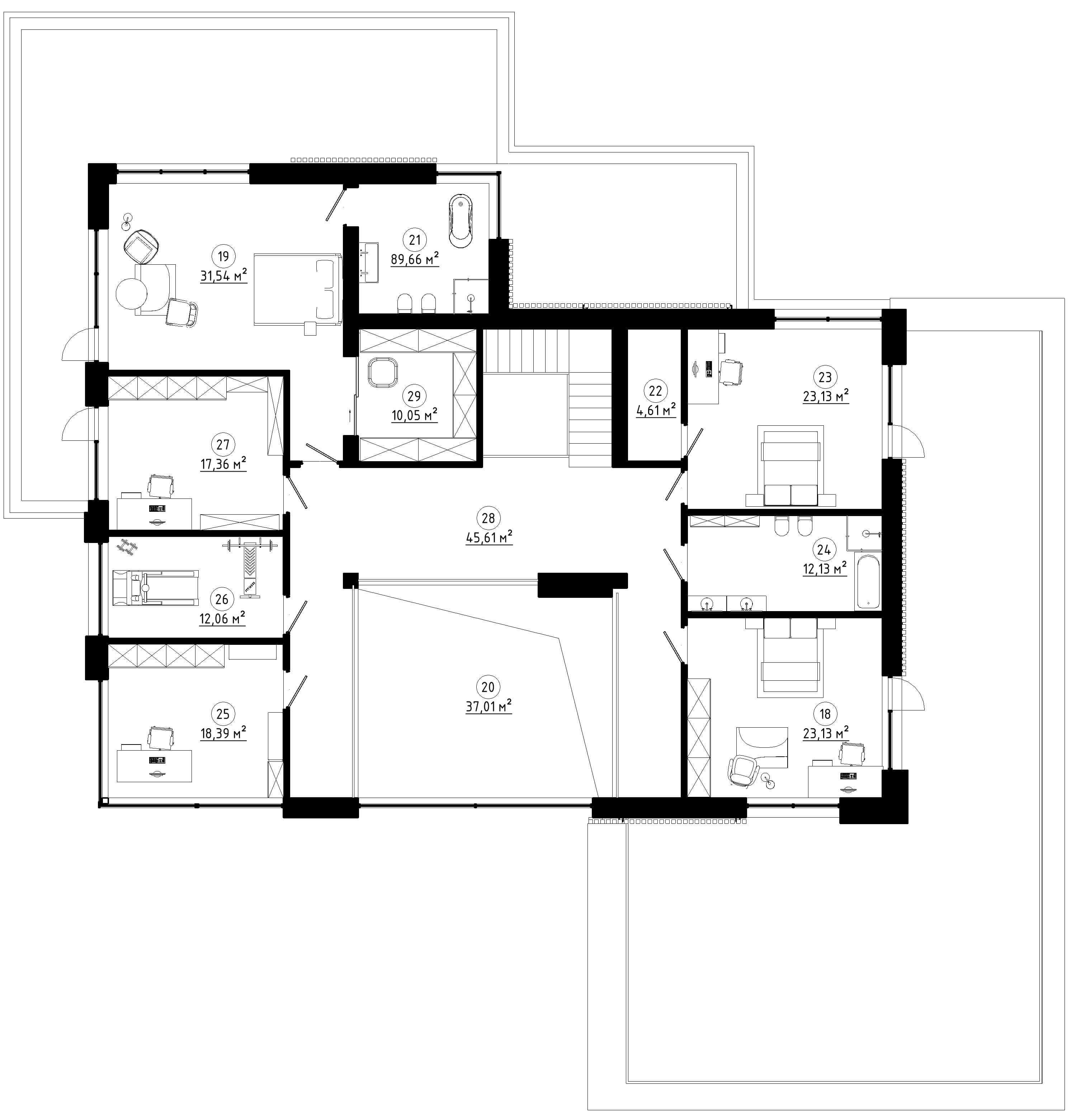 Flat 700 – этаж 2