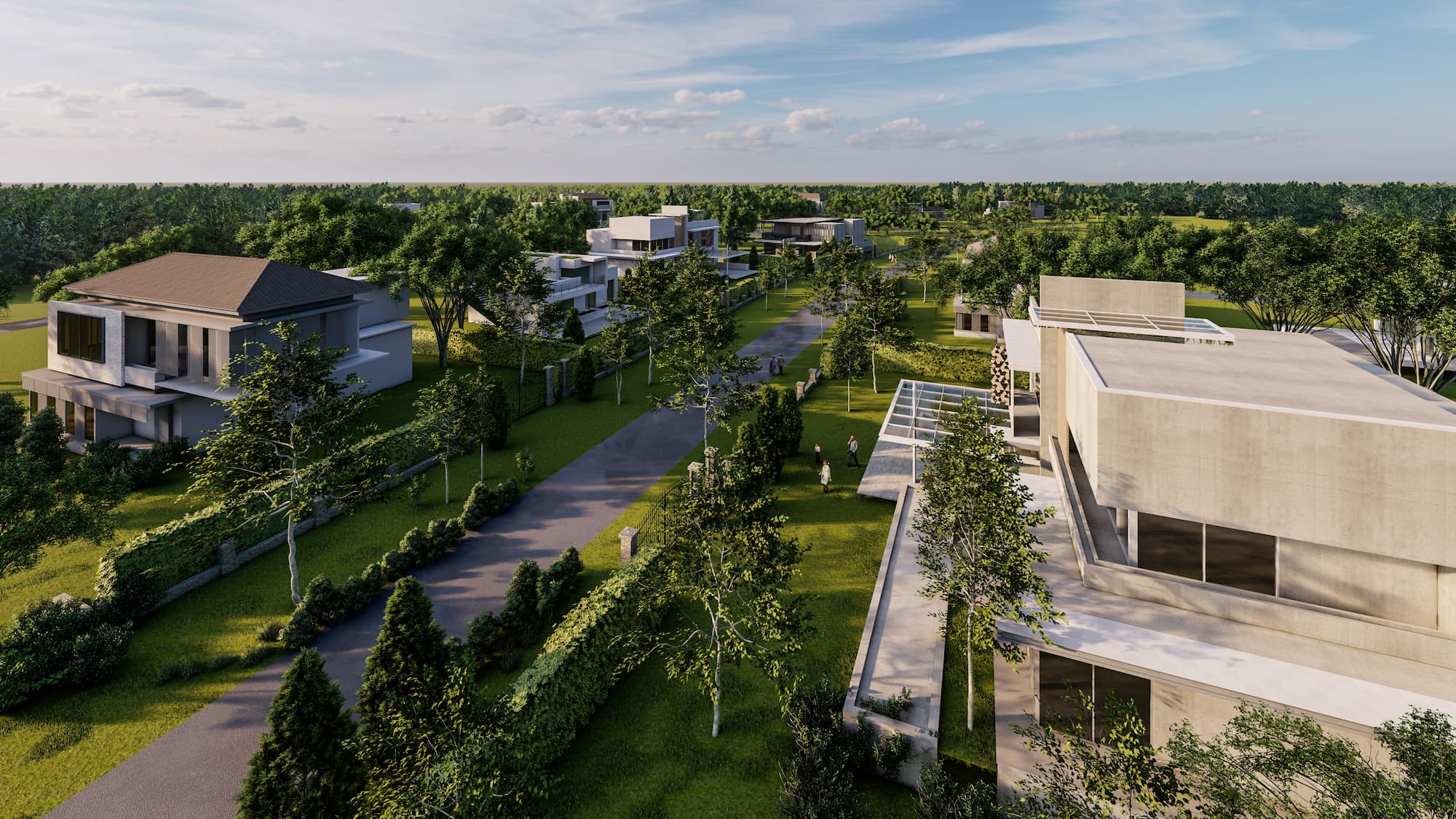 Продуманная планировка кварталов