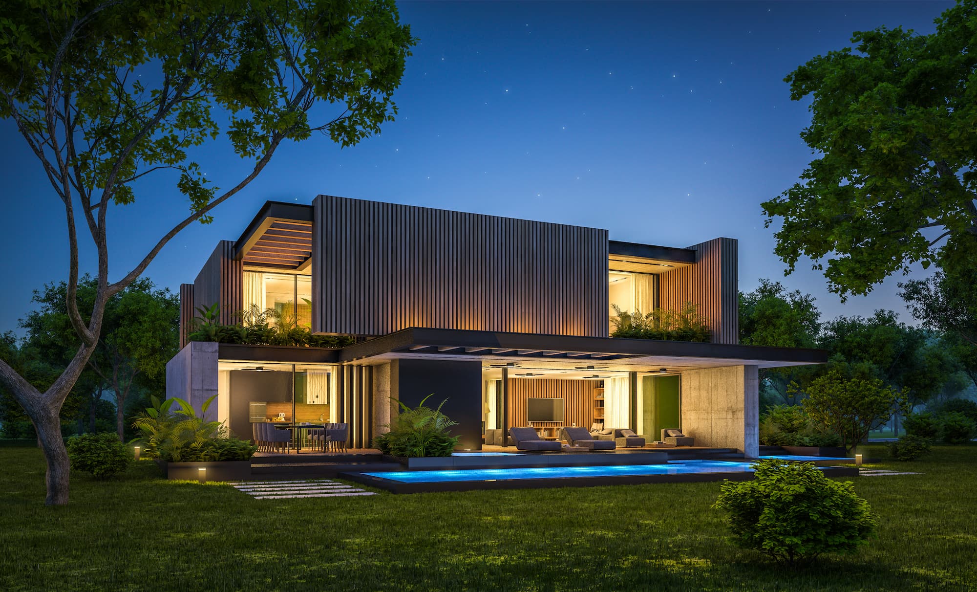 Дом – от 450 кв. м с террасами